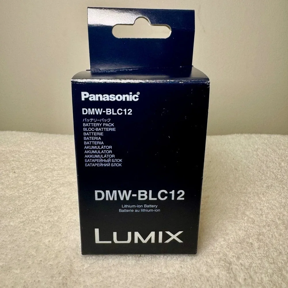 Panasonic Lumix DMW-BLC12 Lithium-Ion Battery Pack DMW-BLC12PP Genuine OEM New